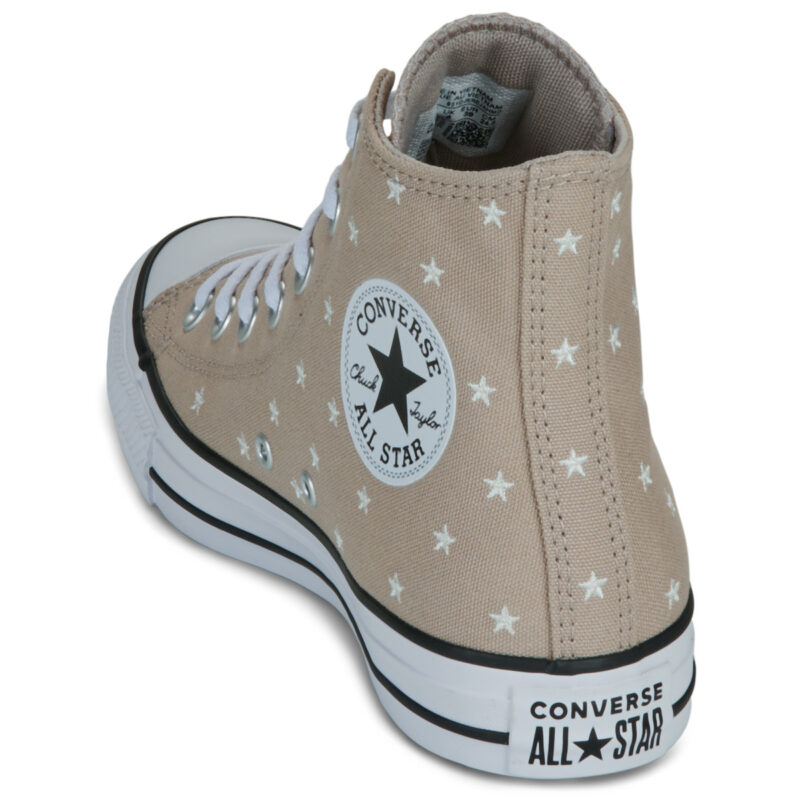 Converse CHUCK TAYLOR ALL STAR EMBROIDERED STARS Marrone Sneakers alte Donna - 5