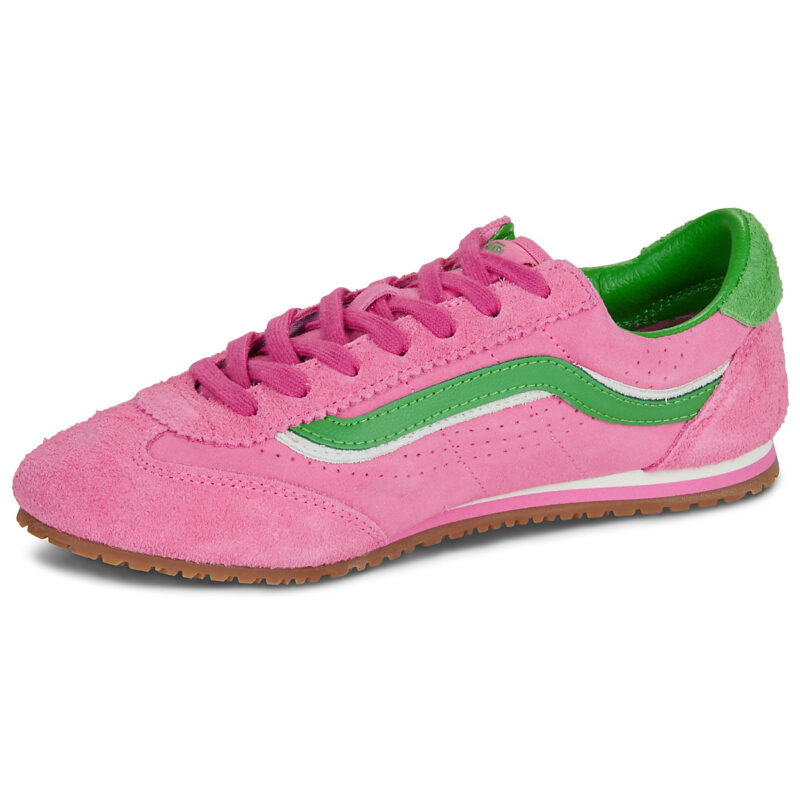 Vans Super Lowpro Pink Fizz/Bright Green Rosa Sneakers basse Donna - 4