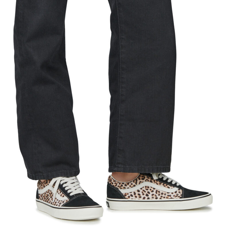 Vans Old Skool BLACK/LEOPARD Marrone Sneakers basse Donna - 8