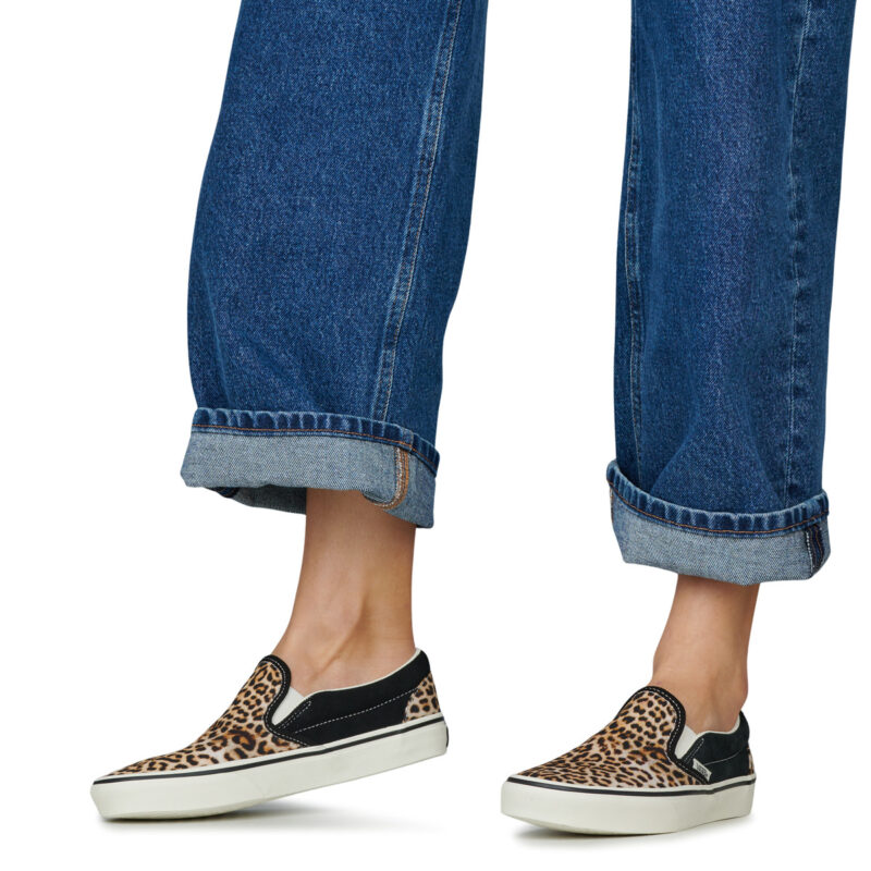 Vans Classic Slip-On BLACK/LEOPARD Nero Slip on Donna - 8