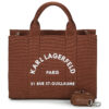 Donna Karl Lagerfeld K/RSG SQUARE MEDIUM TOTE Marrone Borsetta Donna