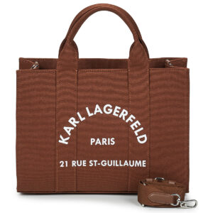 Donna Karl Lagerfeld K/RSG SQUARE MEDIUM TOTE Marrone Borsetta Donna