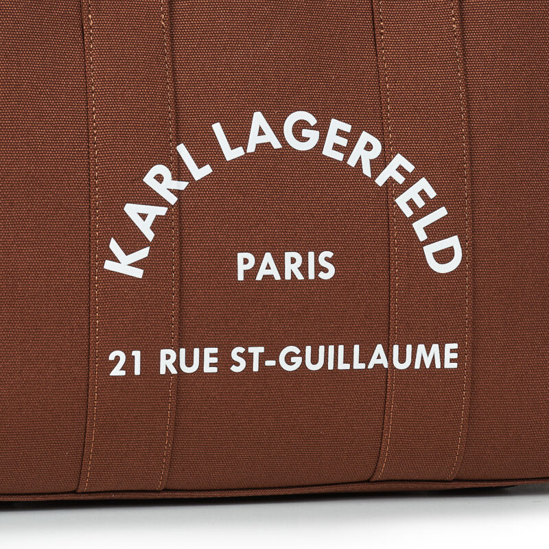 Donna Karl Lagerfeld K/RSG SQUARE MEDIUM TOTE Marrone Borsetta Donna - 4