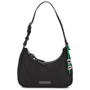 Karl Lagerfeld IKON NYLON SHOULDER POUCH Nero Borse a spalla Donna