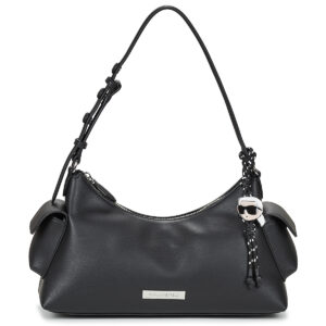 Karl Lagerfeld IKON SMOOTH CARGO SHOULDER BAG Nero Borse a spalla Donna