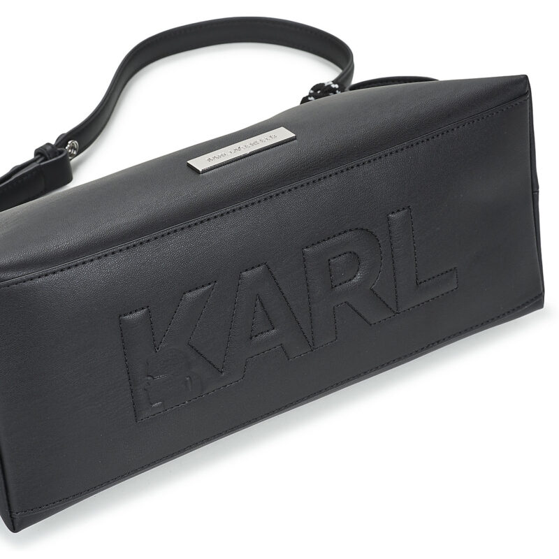 Karl Lagerfeld IKON SMOOTH CARGO SHOULDER BAG Nero Borse a spalla Donna - 4