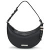 Karl Lagerfeld IKON SMOOTH HALFMOON SHB Noir Sacs &agrave; dos Femmes