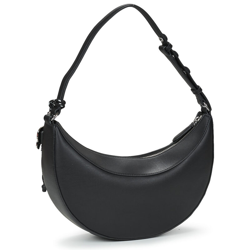 Karl Lagerfeld IKON SMOOTH HALFMOON SHB Nero Borse a spalla Donna - 2