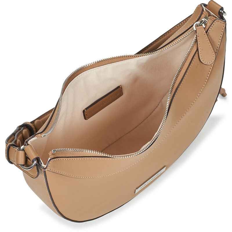 Karl Lagerfeld IKON SMOOTH HALFMOON SHB Marrone Borse a spalla Donna - 5