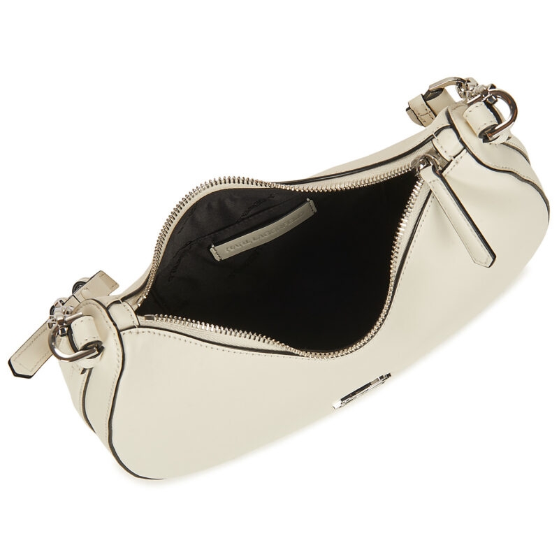 Karl Lagerfeld K/AUTOGRAPH MD HALFMOON SHB Bianco Borse a spalla Donna - 5