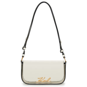 Karl Lagerfeld K/SIGNATURE CROSSBODY Bianco Borse a spalla Donna