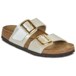 BIRKENSTOCK Sydney Cushion Buckle Birko-flor / Perla / White / Stretto Bianco Ciabatta Donna