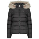 Piumino  Tommy Jeans  TJW BASIC HOODED DOWN JACKET  Nero -   Piumini Donna - 1