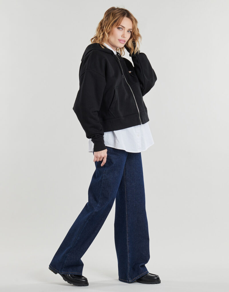 Dickies OAKPORT ZIP HOODIE Black Hoodies Women - 3