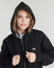 Dickies OAKPORT ZIP HOODIE Black Hoodies Women - 5