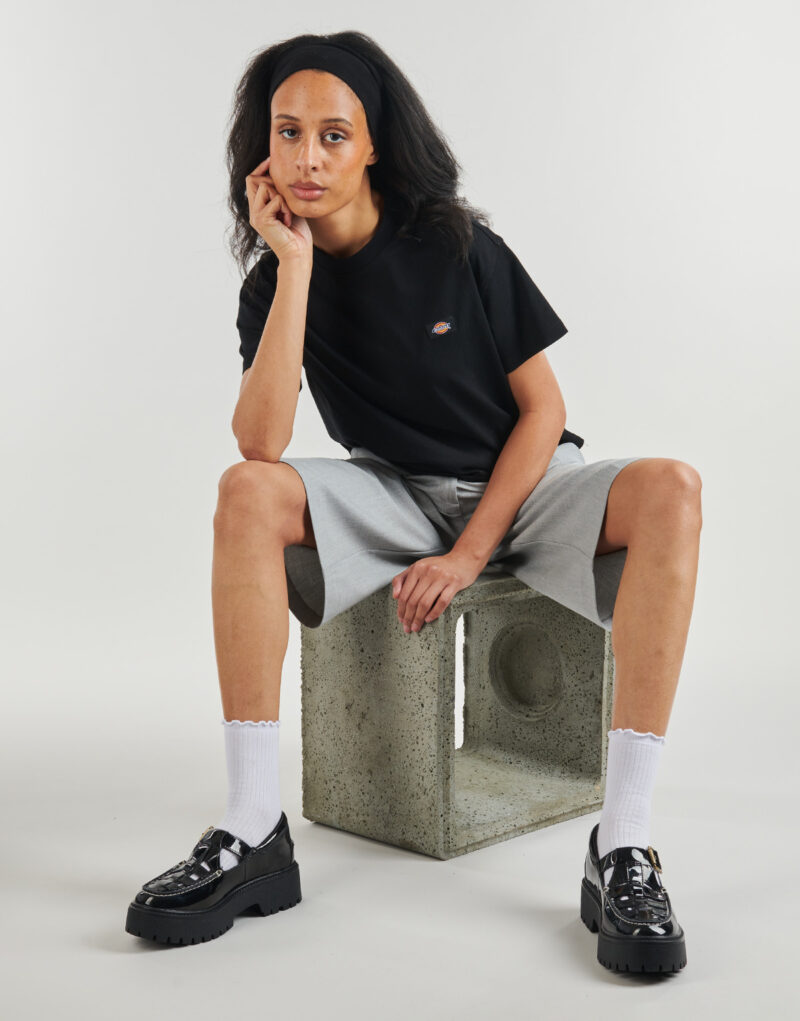 T-shirt Dickies OAKPORT BOXY SS TEE Nero T-shirt maniche corte Donna - 5