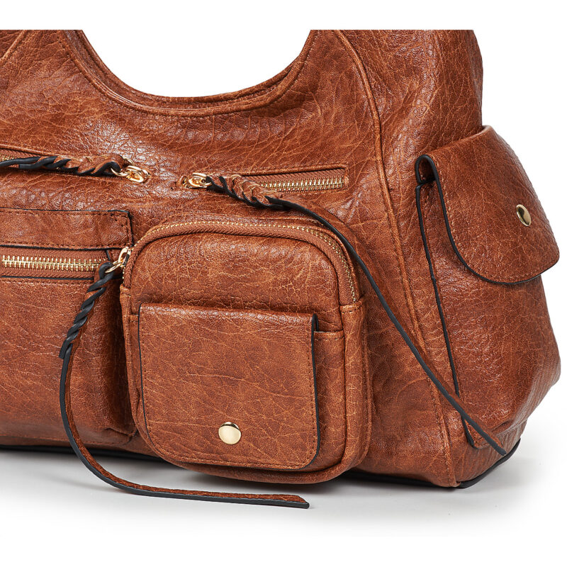 Moony Mood THANI Braune Damen-Schultertaschen - 4
