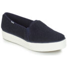 Keds TRIPLE DECKER FAUX SHEARLING Blu Slip on Donna - 1