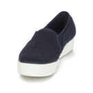 Keds TRIPLE DECKER FAUX SHEARLING Blu Slip on Donna - 3