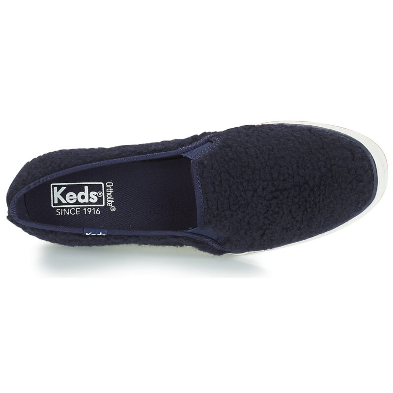 Keds TRIPLE DECKER FAUX SHEARLING Blu Slip on Donna - 6