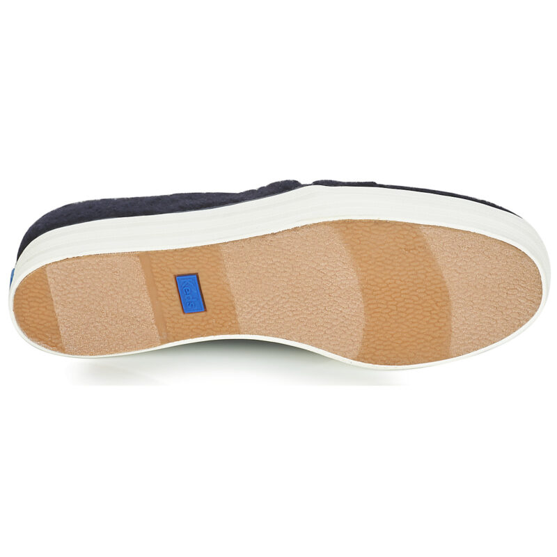 Keds TRIPLE DECKER FAUX SHEARLING Blu Slip on Donna - 7