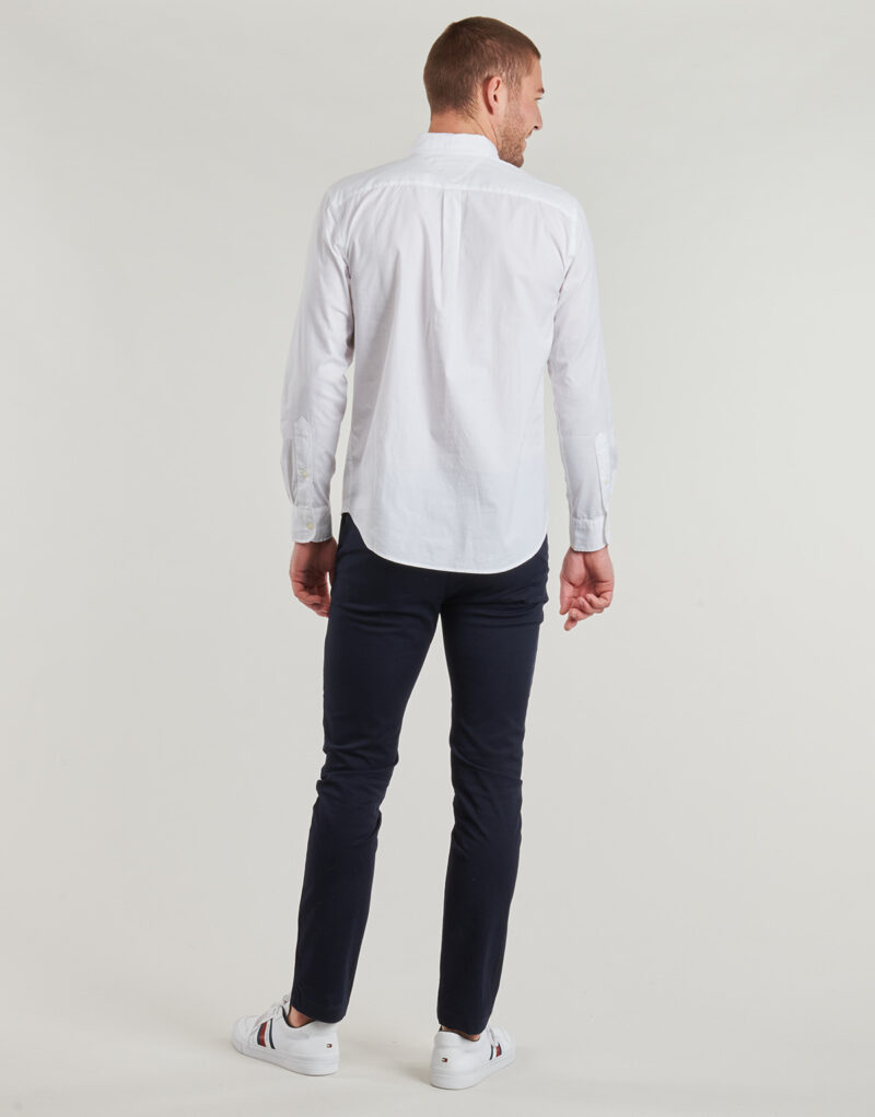 Camicia a maniche lunghe  Tommy Hilfiger  CORE FLEX POPLIN SOLID RF SHIRT  Bianco Camicie a maniche lunghe Uomo - 4