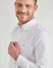 Camicia a maniche lunghe  Tommy Hilfiger  CORE FLEX POPLIN SOLID RF SHIRT  Bianco Camicie a maniche lunghe Uomo - 5