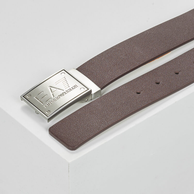 Cintura Emporio Armani EA7 TRAIN CORE ID U BELT REVERSIBLE Marrone Cinture Uomo - 2