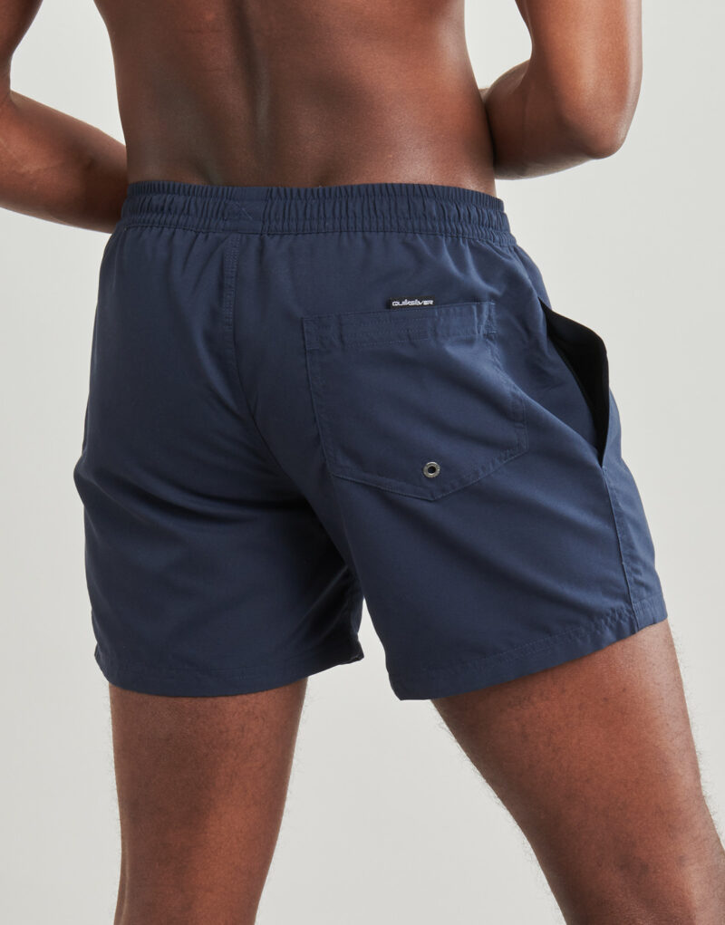 Pantalones cortos de playa Quiksilver EVERYDAY SOLID VOLLEY 15 Marine / Bermuda para hombre - 4