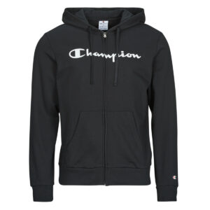 Felpa uomo Champion  Full Zip Hoodie Sweatshirt  Nero Champion 8054041836823