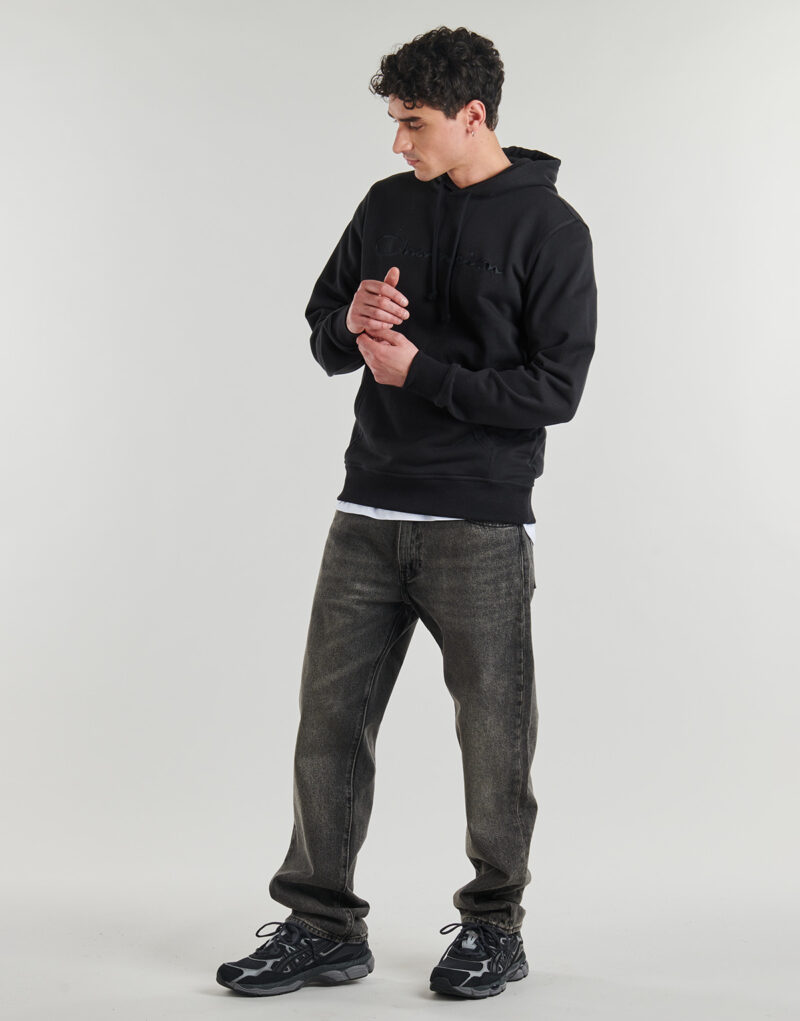 Felpe con cappuccio Champion Hooded Sweatshirt Nero Felpe con cappuccio Uomo - 3