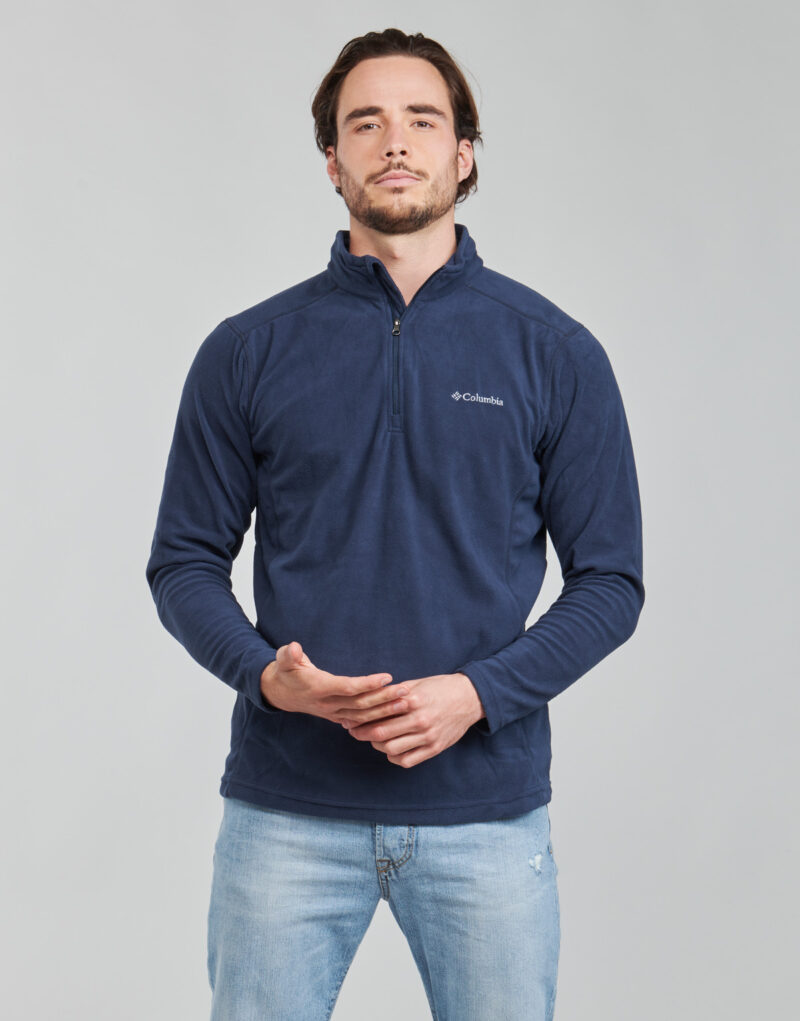 Felpa Columbia KLAMATH RANGE II HALF ZIP Blu Felpe Uomo - 2
