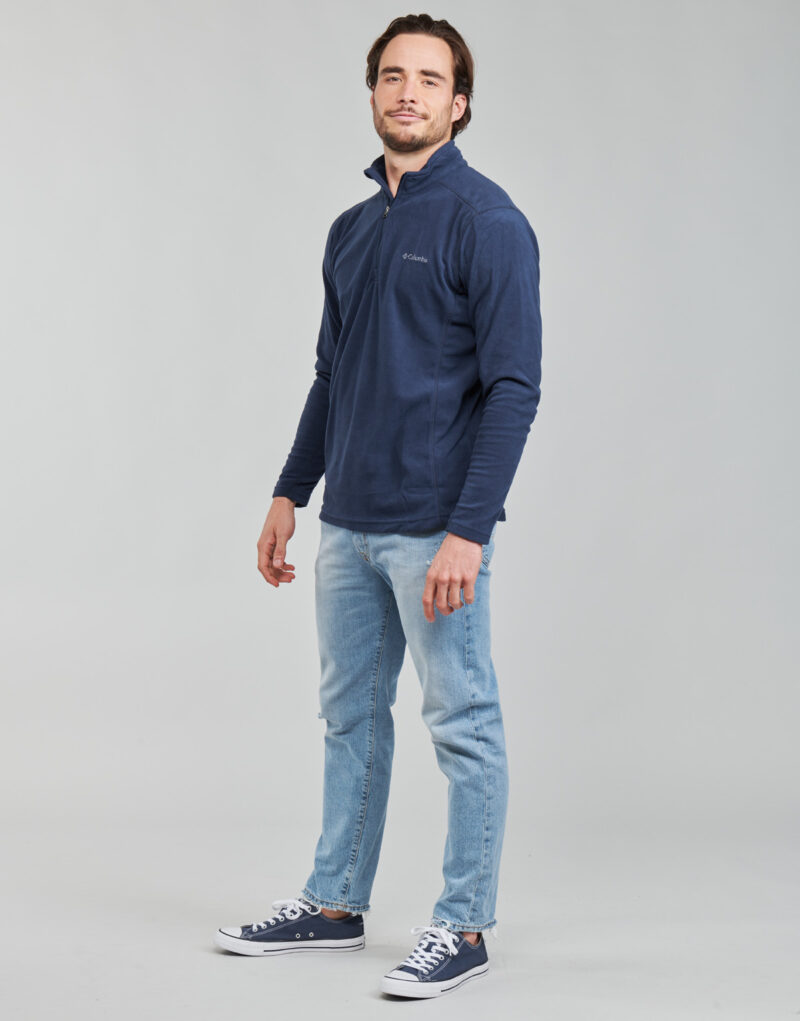 Felpa Columbia KLAMATH RANGE II HALF ZIP Blu Felpe Uomo - 3