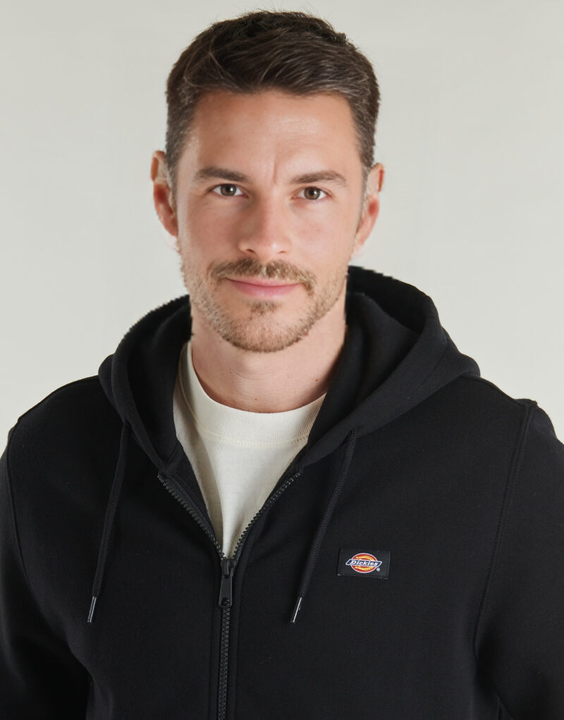 Sudadera con capucha y cremallera Dickies OAKPORT NEGRA para hombre - 5
