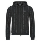 Emporio Armani EA7 TRAIN GRAPHIC SERIES M HOODIE FZ COPL MONOGRAM PRINTED Schwarz Kapuzenpullover Herren - 1
