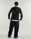 Emporio Armani EA7 TRAIN GRAPHIC SERIES M HOODIE FZ COPL MONOGRAM PRINTED Schwarz Kapuzenpullover Herren - 4