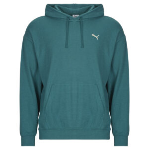 Felpa uomo Puma  ESS ELEVATED Relaxed Hoodie  Verde Puma 4069161730825