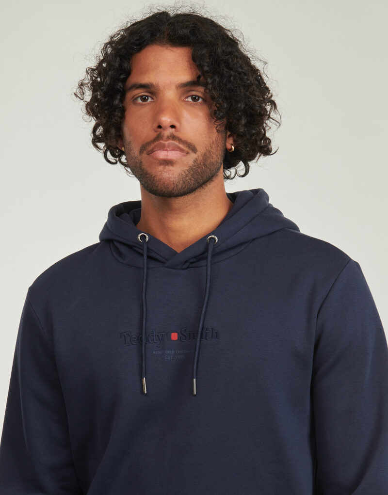 Felpe con cappuccio Teddy Smith JIM HOODY Marine Felpe con cappuccio Uomo - 5