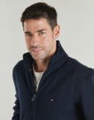 Felpe Tommy Hilfiger ESSENTIAL FLEECE STAND COLLAR Marine Felpe Uomo - 5