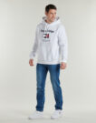 Tommy Hilfiger Kapuzenpullover TOMMY EMBRO FLAG HOODIE Weiß Kapuzenpullover Herren - 3