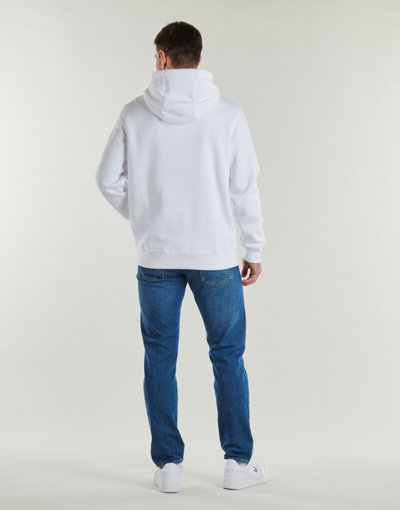 Tommy Hilfiger Kapuzenpullover TOMMY EMBRO FLAG HOODIE Weiß Kapuzenpullover Herren - 4