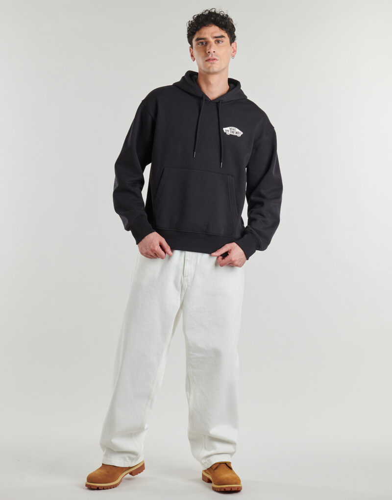 Felpe con cappuccio Vans DOUBLE STANDARD PULLOVER Nero - Felpe con cappuccio Abbigliamento Uomo - 3