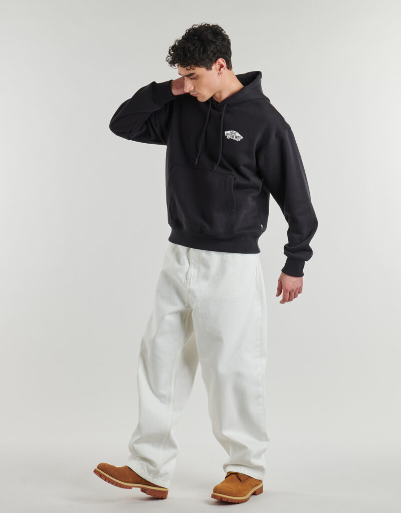 Felpe con cappuccio Vans DOUBLE STANDARD PULLOVER Nero - Felpe con cappuccio Abbigliamento Uomo - 4
