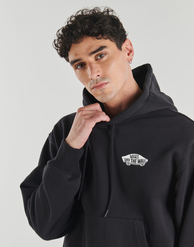 Felpe con cappuccio Vans DOUBLE STANDARD PULLOVER Nero - Felpe con cappuccio Abbigliamento Uomo - 5