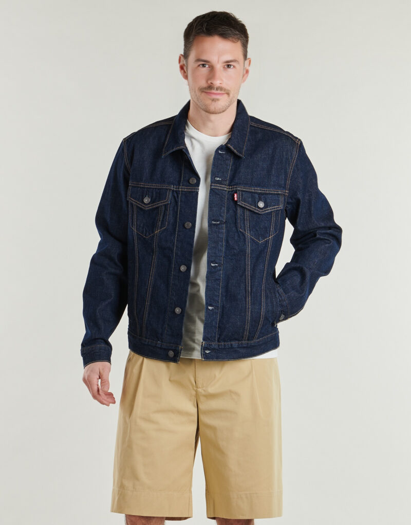 Giacca in jeans Levis THE TRUCKER JACKET Blu Giacche in jeans Uomo - 2