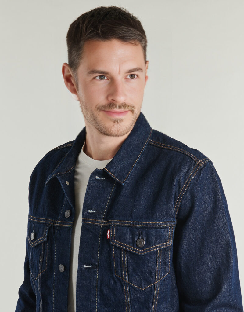 Giacca in jeans Levis THE TRUCKER JACKET Blu Giacche in jeans Uomo - 5