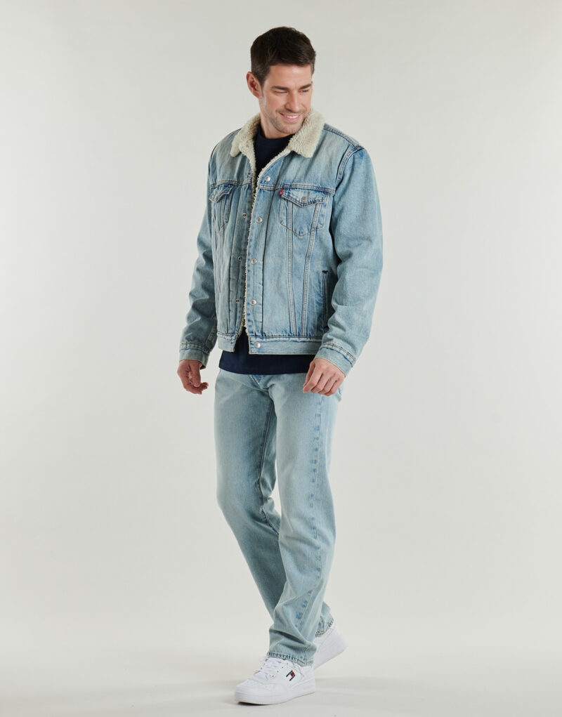Giubbotto  Levis  TYPE 3 SHERPA TRUCKER  Blu -  Giubbotti Uomo - 3