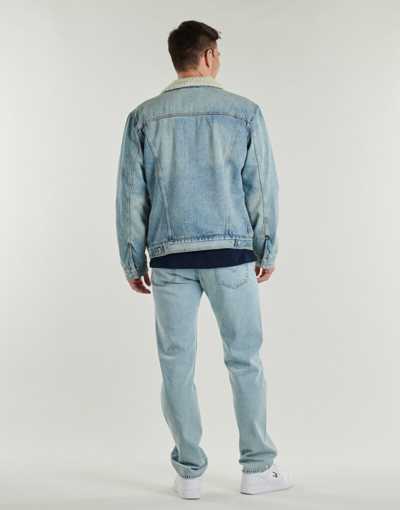 Giubbotto  Levis  TYPE 3 SHERPA TRUCKER  Blu -  Giubbotti Uomo - 4