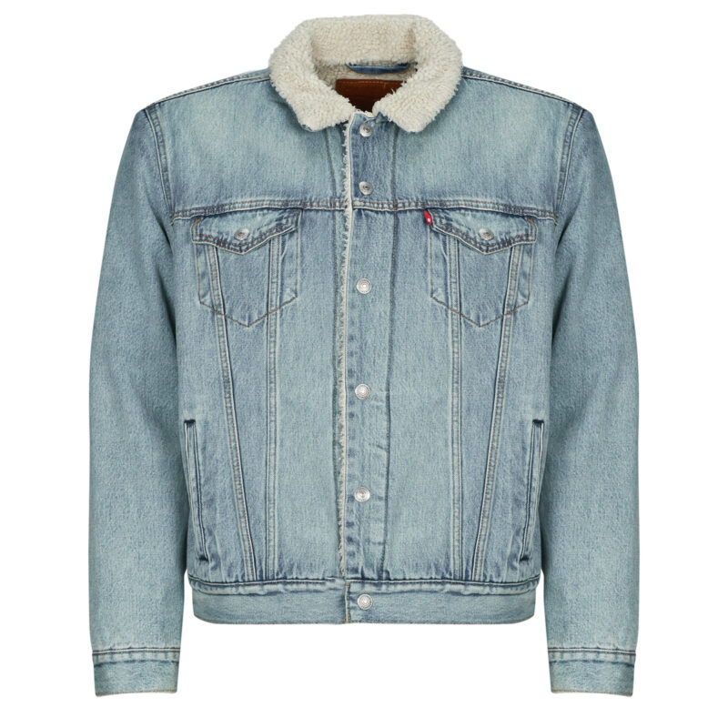 Giubbotto  Levis  TYPE 3 SHERPA TRUCKER  Blu -  Giubbotti Uomo - 1