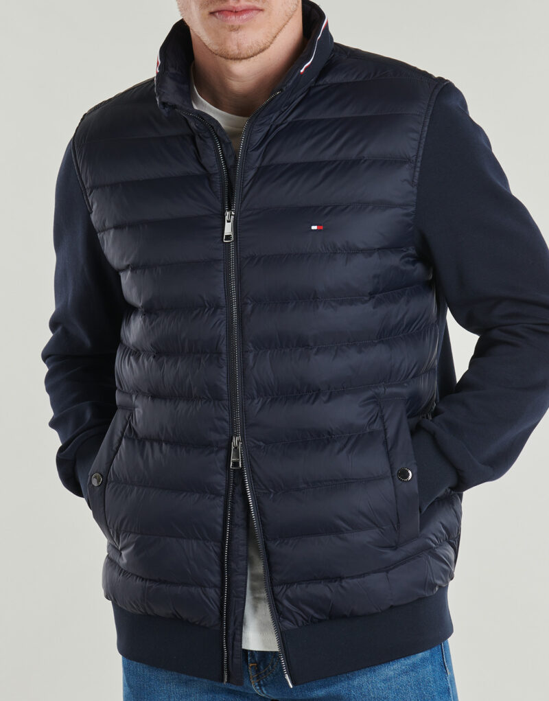 Piumino Tommy Hilfiger MIX MEDIA ESS RWB STAND COLLAR Marine Piumini Uomo - 5